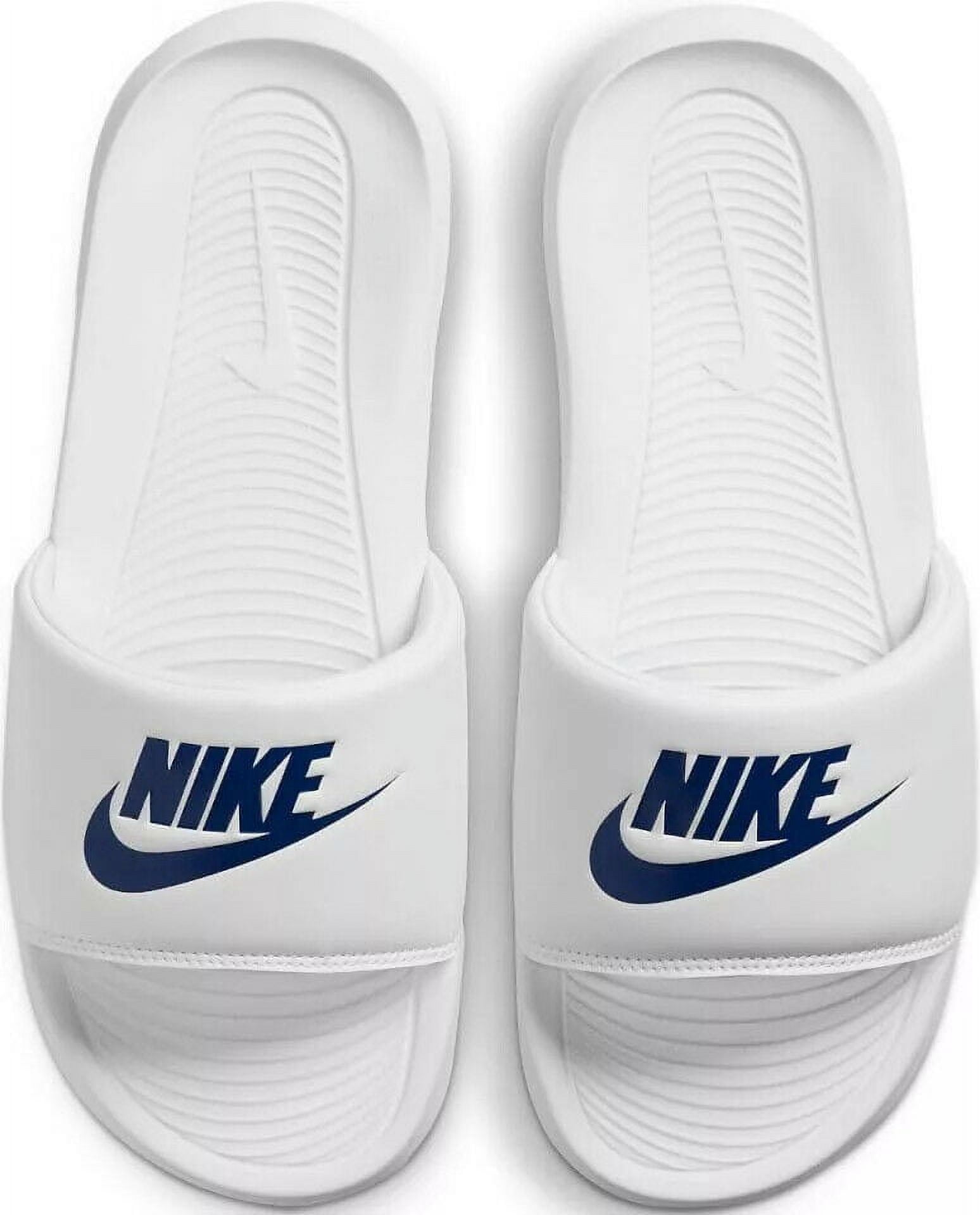 Nike Men's Victori One White/Black Sandals Slides Shoes Nike Men's Victori One White/Black Sandals Slides Shoes