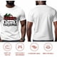 thumbnail image 5 of Camisetas gráficas informales de manga corta para hombre con diseño de camión de granja y Feliz Navidad, 5 of 8