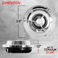 thumbnail image 5 of Pyle 4" Titanium Tweeter W/ Engineering Plastic Frame 200 Watts 1.75'' Voice Coi, Car Audio Tweeter, 5 of 7