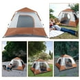 thumbnail image 6 of Ktaxon Camping Instant Tent 4 Person Automatic Glamping Tent Waterproof Brown, 6 of 8