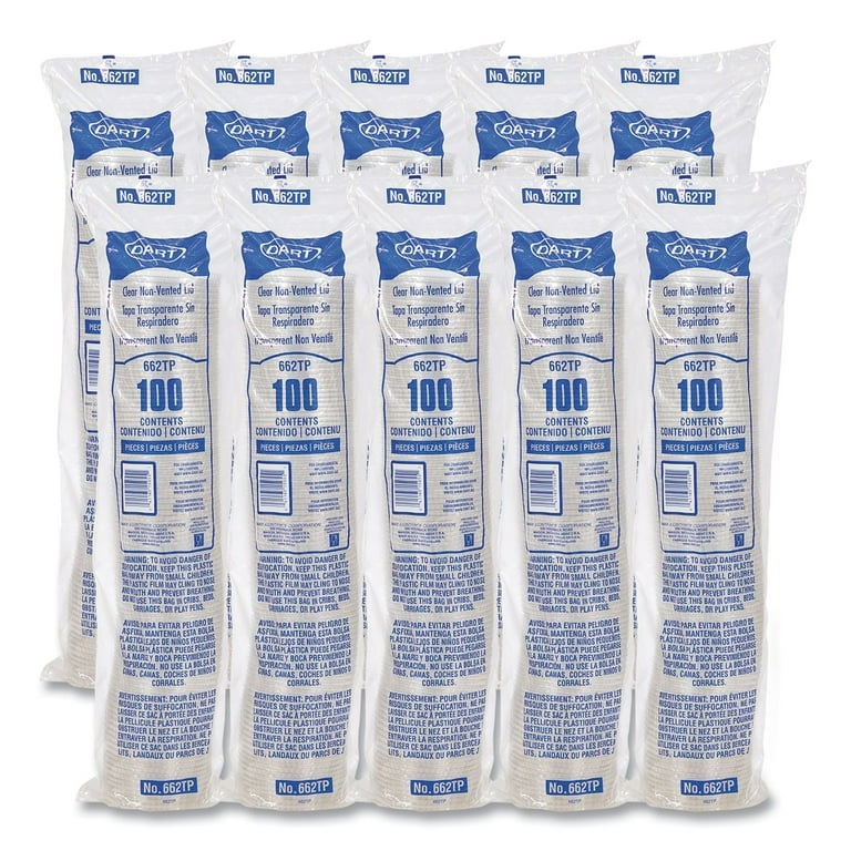 Non-Vented Cup Lids, Fits 9 oz to 22 oz Cups, Clear, 1,000/Carton Non-Vented Cup Lids, Fits 9 oz to 22 oz Cups, Clear, 1,000/Carton