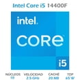 thumbnail image 2 of Procesador INTEL Core i5 14400F 2.5GHz 10 Core LGA1700 Plateado, 2 of 6