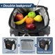 thumbnail image 2 of Bolsa térmica Yuzerfortalbe de 25 L de nailon, aislante, negra, 2 of 6