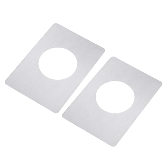 YIEMEEN 2Pcs Stainless Steel Door Lock Repair Plate Door Reinforcement Plate Backplate