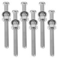 thumbnail image 1 of AURARMLET 6Pcs Pool Ladder Fixing Screws Universal Replacement for Above Ground Pool Silver, 1 of 6