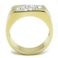 thumbnail image 3 of Anillo Color Oro Para Hombres de Acero Inoxidable Formal Italiano, 3 of 4