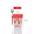 thumbnail image 6 of Balieda 2 Pack Overnight Oats Containers with Lids and Spoons, 350ML/12Oz Glass Mason Overnight Oats Jars, Food Grade Airtight Jars for Oats Overnight, Milk, Cereal, Fruit, 6 of 7