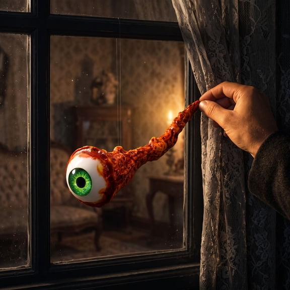 StlyGar Halloween Blood Eyeballs Realistic Torn Eyeball Props,Eyeball Props for Horror Decoration,Halloween Props for Party,