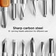 thumbnail image 4 of 12 Set Sk5 Steel Wax Kit For Rubber, S , , Vetables For Kids Beginners With Reusable Pouch, 4 of 5