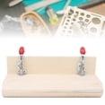 thumbnail image 4 of Emoshayoga Clip de Costura de Cordones, Abrazadera de Artesanía en Cuero Clip de Retención de Costura de Escritorio de Escritorio Diseño de Arco Cosido a Mano DIY para Costura Casera para Dress Shop, 4 of 14