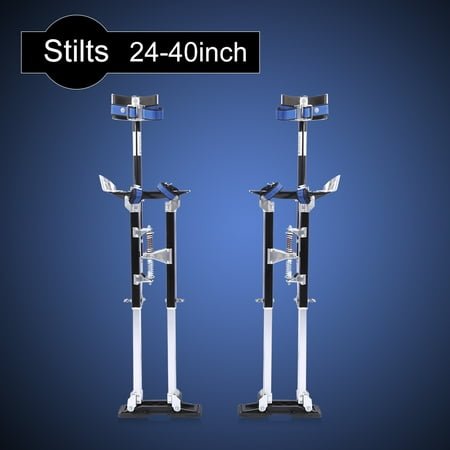 Adjustable Aluminum Drywall - Drywall Stilts,Zerone 24-40inch Aluminum Alloy Professional Adjustable Drywall Plastering Stilts Paint Painter Tool