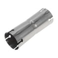 thumbnail image 1 of Tubo recto de escape para automóvil T304, tubo recto de 6 pulgadas con cabeza plana doble y superficie pulida con ranura media, tono plateado, 1 of 7