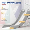 thumbnail image 7 of UNICOO® Toddler Slide and Swing Set, Kids Indoor and Outdoor Playground Combination for Boys & Girls (Kids Playground Set 8 in 1 - White Grey), 7 of 7