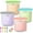 NC300, variant on 4-Pack Ice Cream Pint Container, Replaces Ninja Creami Pints and Lids, Compatible with NC301 NC300 Series Ice Cream Makers, Dishwasher Safe, with 4 Ice Cream Scoops