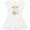 AA-White, variant on Inktastic Happy Easter Bunny with Eggs and Carrot Girls Toddler Dress