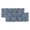 Blue, Navy, Denim, Indigo, variant on 2 Pack Valances for Windows, Green Terracotta Splatter Window Valances for Living Room/Bedroom/Bathroom, Boho Mottled Vintage Rustic Light Filtering Kitchen Curtain Valance 42"W x12" L