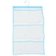 thumbnail image 1 of Organizador de baño de secado rápido con 6 bolsillos colgantes de malla para ducha, accesorios de baño que ahorran espacio, con un solo gancho (azul cielo), 1 of 5
