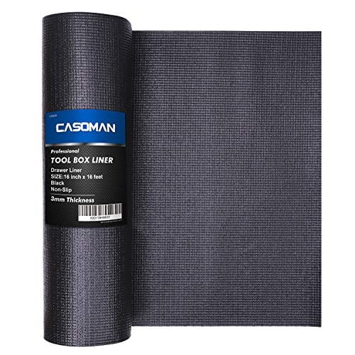 CASOMAN Professional Tool Box Liner and Drawer Liner,Easy Cut NonSlip