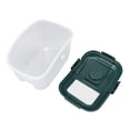 thumbnail image 4 of Rice Storage Bin, Large Capacity Food Storage Container  Proof Thick PP Multipurpose  For Home White,Green, 4 of 8