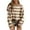 Khaki, variant on Kaemgyyd Sweaters for Women Vintage Cropped Knit Pullover Casual Loose Long Sleeve Stripe Tops Fall Fashion Streetwear