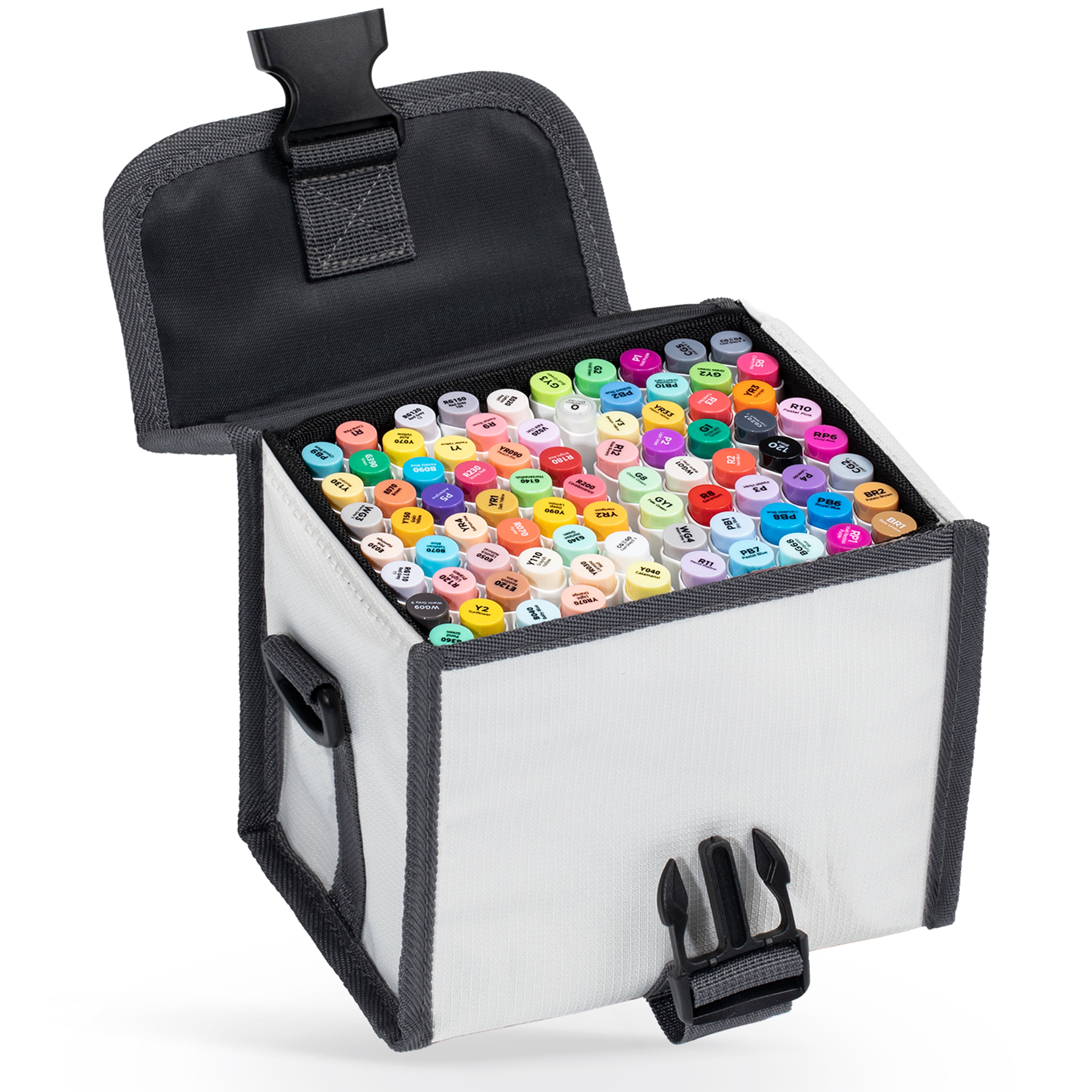 Ohuhu Honolulu Serie 80 Colors Markers Set Brush-and-Chisel Dual Tips Alcohol Art Markers
