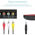 thumbnail image 4 of Cable de audio y vídeo de 1,5 m (5 pies) Cable AV de 3,5 mm (auxiliar a RCA) Cable compuesto amarillo, blanco y rojo para 503AK0400191000001, 4 of 4