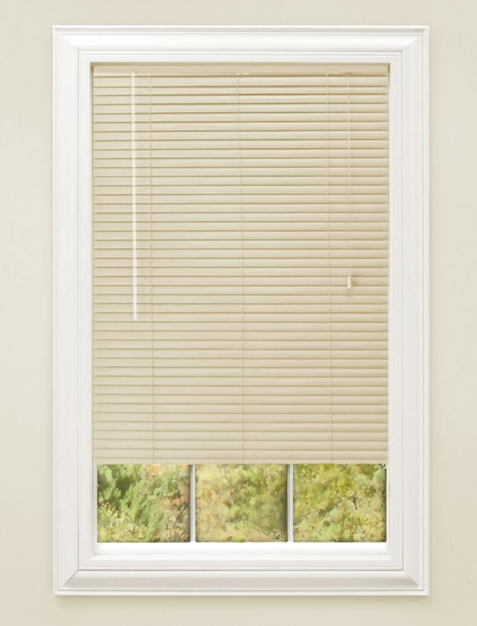 Window Blinds Mini Blinds 1" Slats White Vinyl Blind