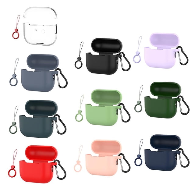 Audífonos Funda protectora de silicona elástica para auriculares Apple Airpods Pro 2 (blanco claro) Universal Accesorios Electrónicos