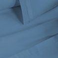 thumbnail image 4 of 1500-Thread Count 100% Egyptian Cotton Solid Pillowcases, 2-Piece Pillowcase Set by Blue Nile Mills- King, Medium Blue, 4 of 6