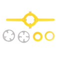 thumbnail image 4 of 6Pcs PVC Pipe Threader Set 1/2 3/4 1in NPT Tap Die Plumbing Tool Kit for Home PPR Tube, 4 of 5