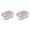 White+White, variant on 2Pcs Soap Holder, Travel Soap Container with Lid, Portable Bar Soap Case, Period Kit Leakproof Soap Box with Perforations, Soap Dishes for Traveling, Camping, Gym(Pink+Pink)