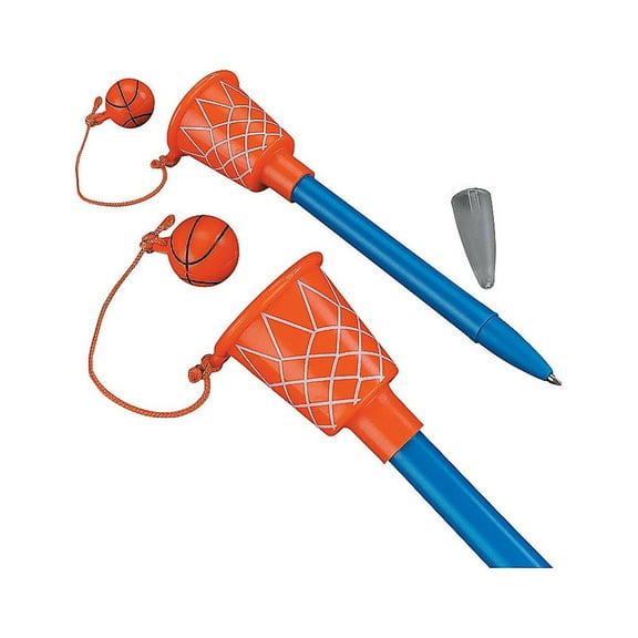 Fun Express Assorted Colors Sports Party Favors, 12 Count