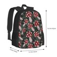 thumbnail image 3 of Daiia Autumn Forest Mushrooms Backpack for Men and Women -Durable Backpack Large Capacity, Water-Resistant Bag with Adjustable Straps and Laptop Compartment, 3 of 9