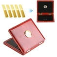 thumbnail image 1 of Boîte à Anches Multi Instrument Boîte à Anches Saxophone Clarinette Anches pour 5 Anches Bois Massif Contenant Boîte de Rangement avec Hygromètre et un Design de Commutateur, 1 of 8