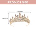 thumbnail image 2 of KAKOWELY Tocado de novia para boda, corona de novia, corona de novia delicada, diadema de novia, tiara de novia, diadema, 2 of 4