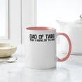 thumbnail image 4 of CafePress - Dad Of Twins Mug - 11 oz Ceramic Mug - Novelty Coffee Tea Cup, 4 of 4