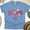 CarolinaBlue, variant on Nurse Graphic T-Shirt | Pink Bow and Heart Medical Icons Tee, Ash, Size M