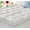 White, variant on Memory Foam Mattress Topper - Viscose Made from Bamboo Pillow Top Thick Twin Size Mattress Pad for Back Pain, Ultra Soft & Cooling for Hot Sleepers, 6-18'' Deep Pocket, White