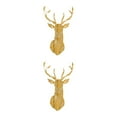 thumbnail image 3 of Youkk Personalized Home Style 3D Mirror Wall Stickers For Creating Unique Decor Self Adhesive Living Space gold L 2Set, 3 of 6