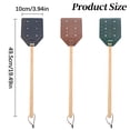 thumbnail image 3 of Heavy Duty Leather Fly Swatter, Long Handle Solid Beech Wood Fly Swatter, Durable Reusable Insect Catcher for Household, Camping and Indoor Outdoor Pest Control, Insect Swatter,19.49×3.94 in,Navy, 3 of 6