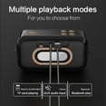 thumbnail image 7 of LACKUST Bluetooth Speaker Outdoor Portable Bluetooth Stereo Radio Wireless Handheld Support,Black, 7 of 7