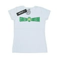 thumbnail image 1 of DC Comics T-Shirt en Coton Logo Texte Lanterne Verte pour Femmes, 1 of 5