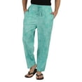 thumbnail image 1 of Inkmeso Printed Bottom Cotton Sleep Pajamas For Men's Elastic Waist Pajama Pants w/ Pockets, 1 of 7