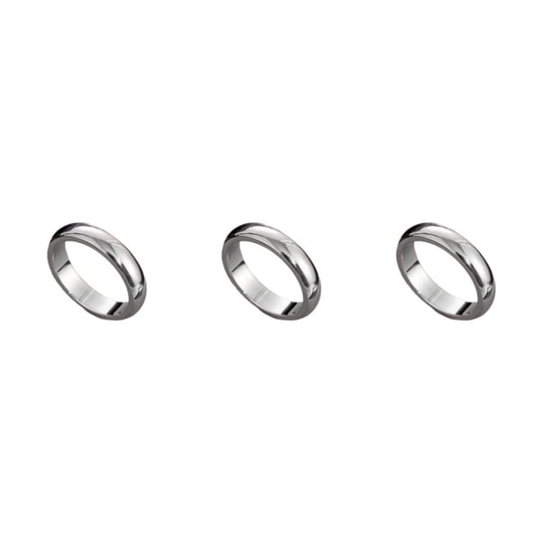 Qarigey Mujeres Hombres Partido Anillo Parejas Amantes Aleación Estilo moderno Anillos Diseño simple Decoración Joyería Regalo de Type1 NO1
