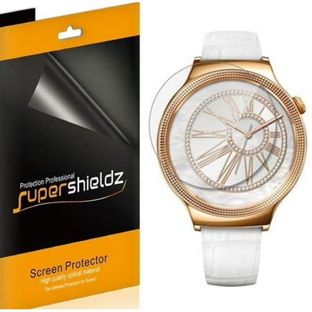 [6-Pack] Supershieldz for Huawei Watch Elegant Screen Protector, Anti-Bubble High Definition (HD) Clear Shield