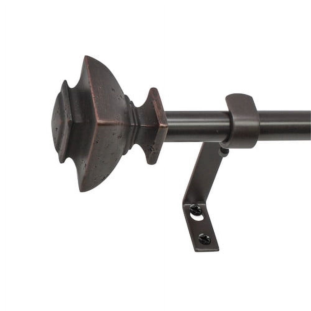 Montevilla Core Square 5/8" Curtain Rod Set