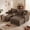 Camel, variant on Wiilayok U Shaped Sectional Sofa Couch,Convertible Modular Cloud Sofa Set with Ottoman,Central Console,Cup Holder, Adjustable Backrest for Living Room,Pink