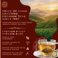 thumbnail image 6 of Pride Of India - Classic Tea Chest - 72 Tea Bags Assorted, Hand packed, Perfect for Gifts & Holidays, Caffeinated + Decaf Black, Green & Herbal Tea Mix, Clear View Seethrough Lid Easy to store, 6 of 8