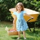 thumbnail image 2 of Girls Summer Dress Tween Dresses Flutter Sleeve Dress with Print Soft Casual Dresses for Party and Play ,Sie:110, 2 of 6