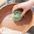 thumbnail image 2 of Colourful Cleaning Ball No Hurt Scrub Sponges Cleaning Brush Microfiber, 2 of 5